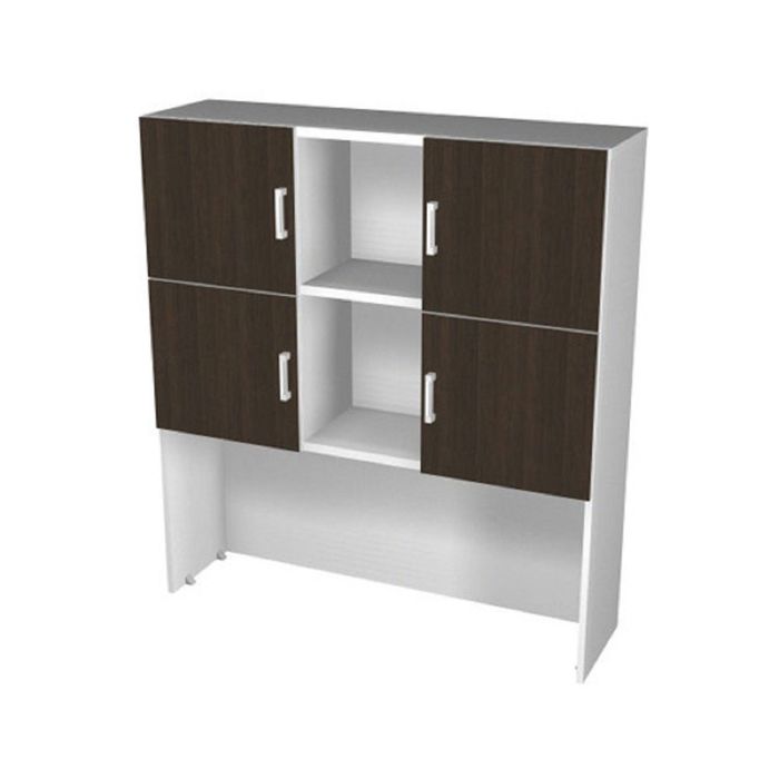 Надставка для столов с четырмя дверями, венге/серая ПН3.14 + ПД1(4шт)