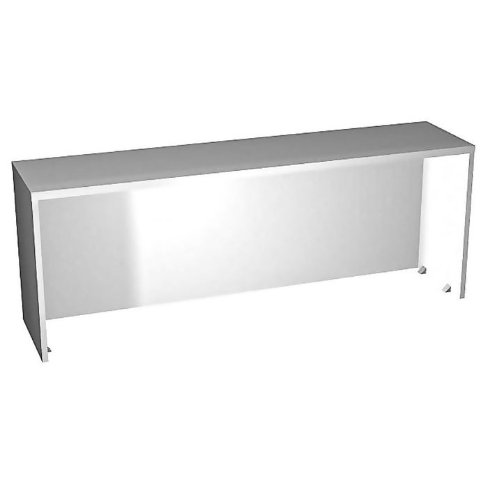 Надставка для стола боковая, серая ПН1.09