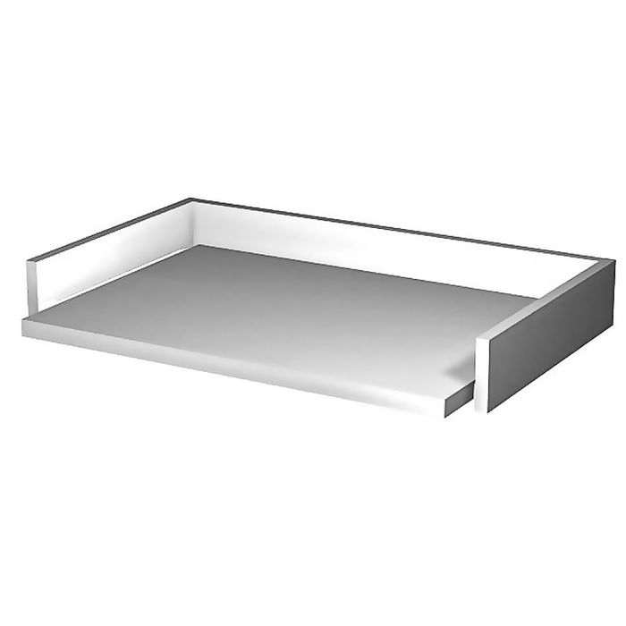 Полка выкатная под клавиатуру, серая ПВК