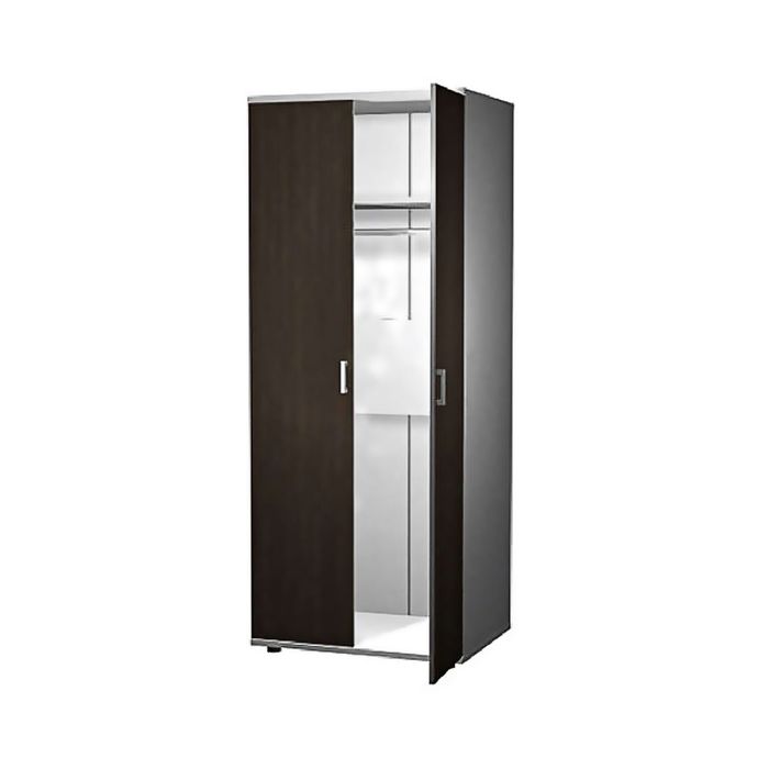 Шкаф-гардероб с горизонтальной вешалкой, венге/серый ПШО2.08