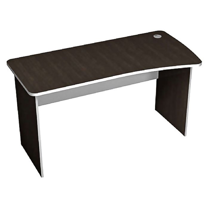 Стол письменный эргономичный правый, венге/серый ПСЭ2.16Пр