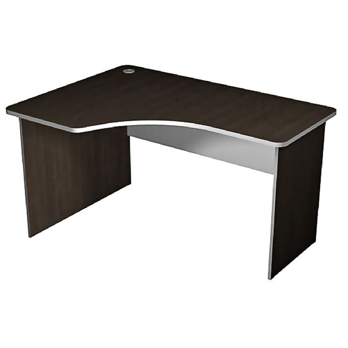 Стол рабочий левый, венге/серый ПСР3.14Л