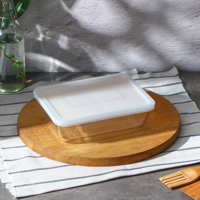 форма прямоугольная cook Форма прямоугольная для запекания и выпечки из жаропрочного стекла Cook&Store, 1,5 л, с крышкой