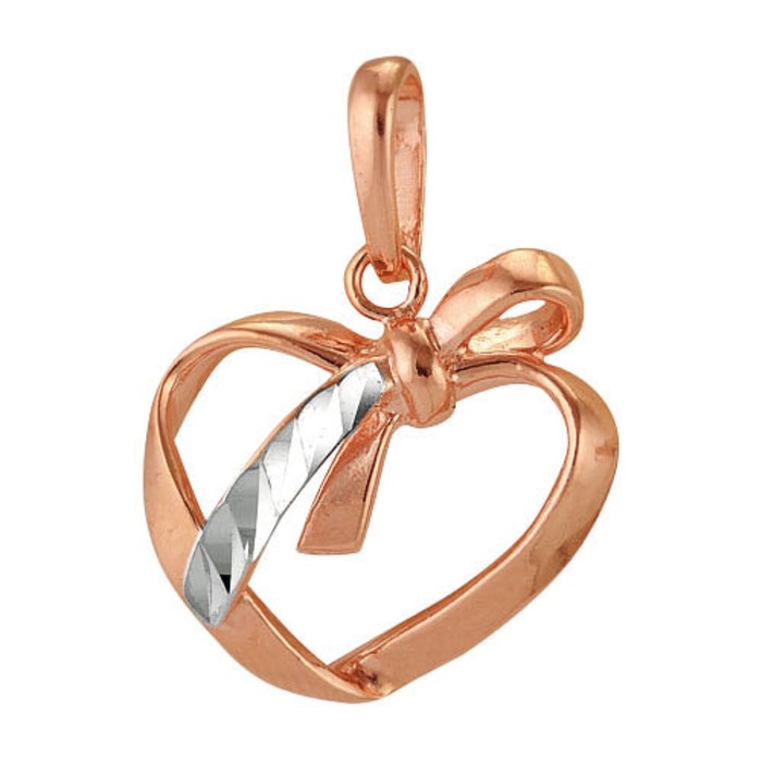 Подвеска "Подарок от сердца", позолота