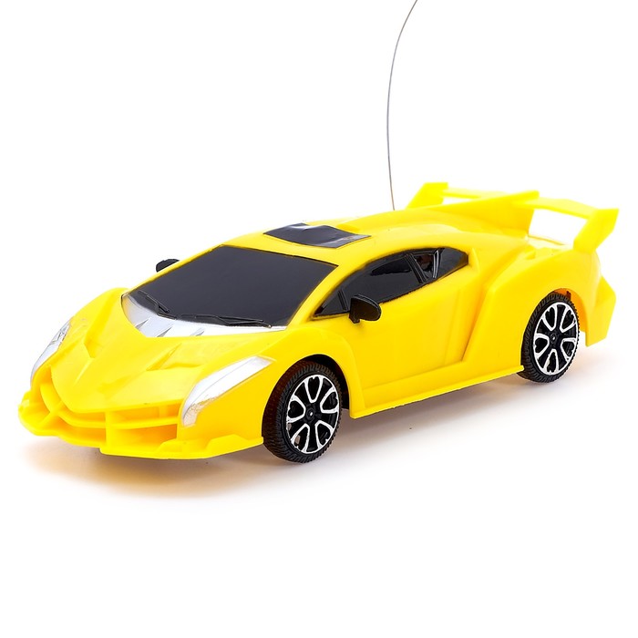 Машина радиоуправляемая "Суперкар", работает от батареек, МИКС