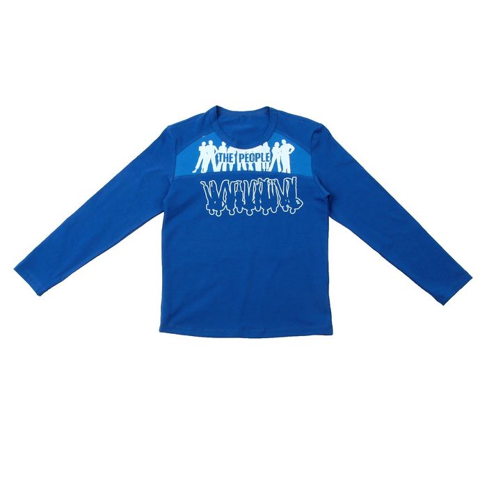 Джемпер для мальчика, рост 98-104 см (56), цвет васильковый/голубой (арт. Д 08232-П_Д)