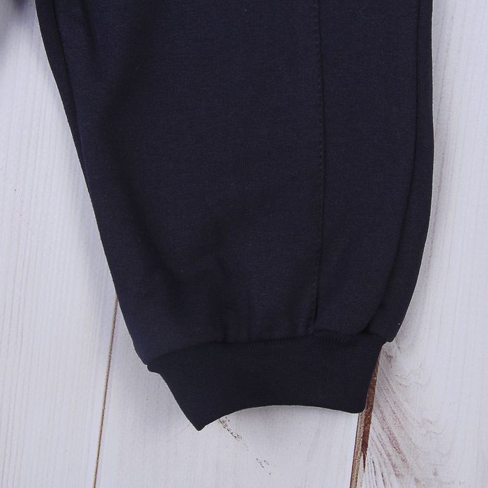 Брюки для мальчика, рост 74 см (48), цвет тёмно-синий (арт. Д 07214_М)