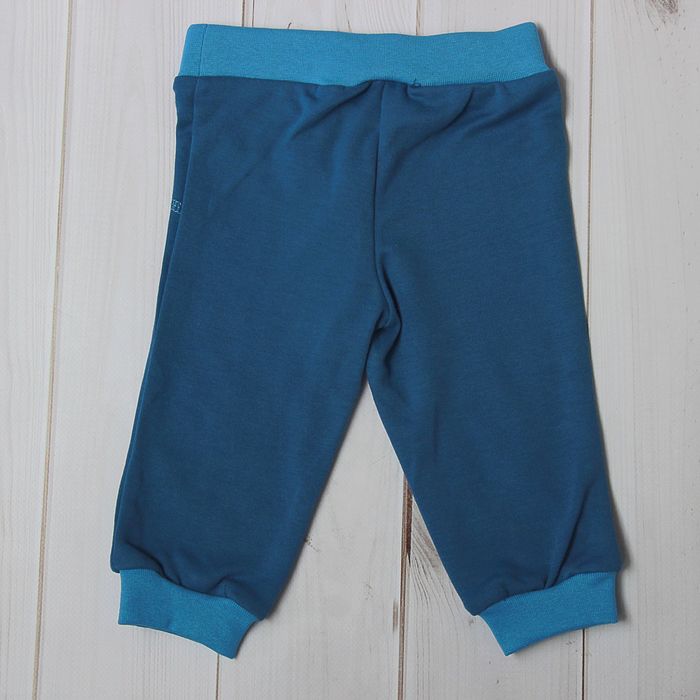 Брюки для мальчика, рост 68 см (44), цвет тёмно-синий/голубой (арт. Д 07188/9_М)