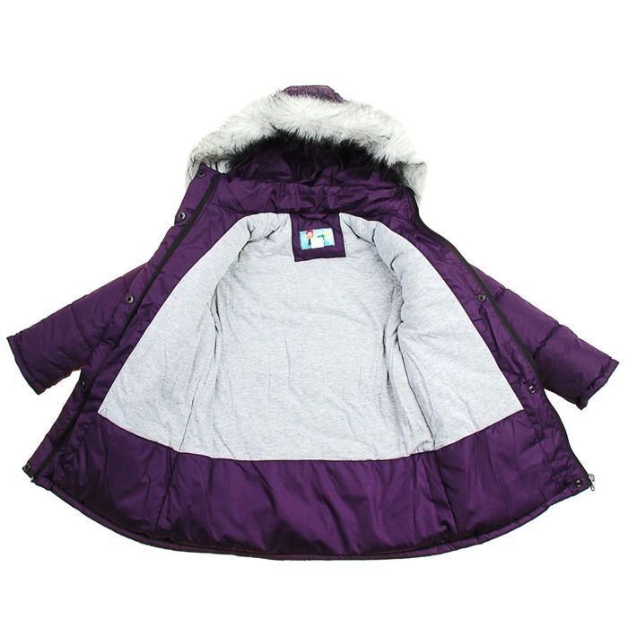 Пальто для девочки, рост 146 см, цвет фиолетовый (арт. Д21-42 _Д)