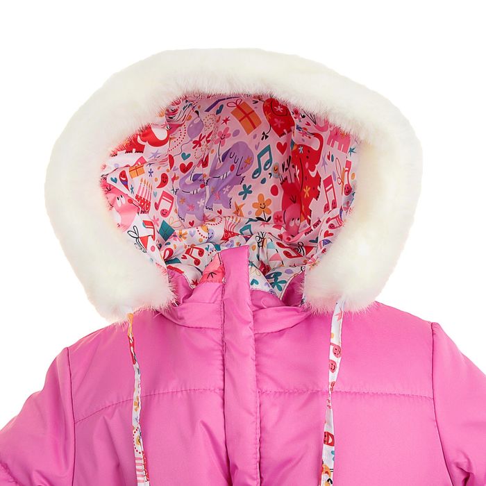 Костюм для девочки, рост 104 см, цвет розовый/серый (арт. ДК27- 3_Д)