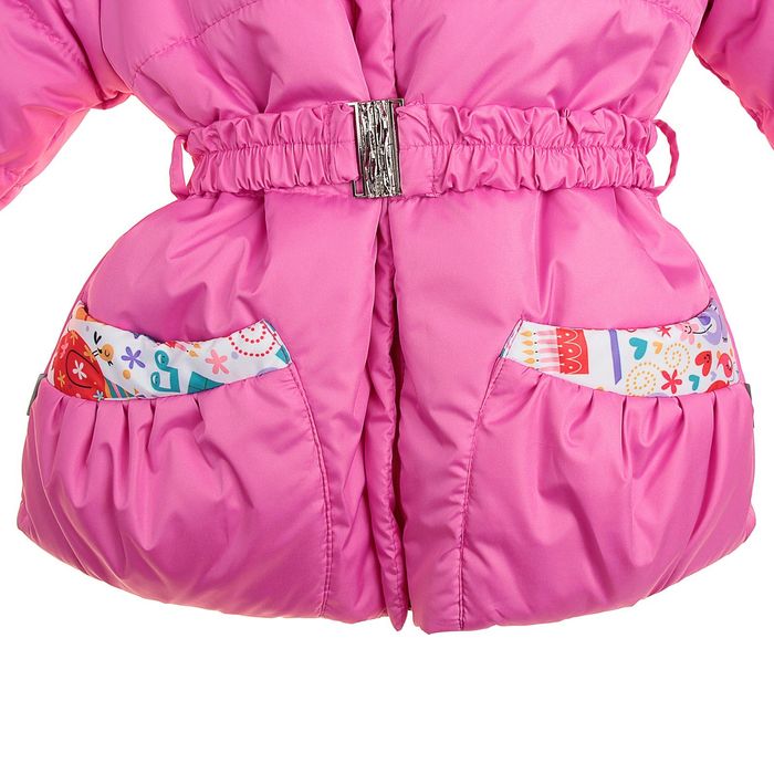 Костюм для девочки, рост 104 см, цвет розовый/серый (арт. ДК27- 3_Д)