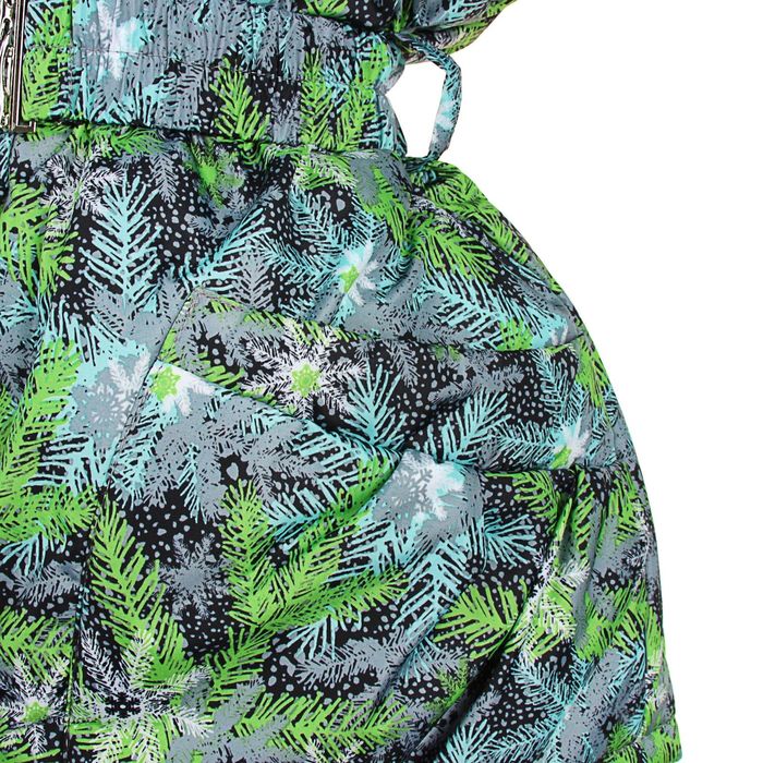 Куртка для девочки, рост 104 см, принт, цвет серый (арт. Д017-33_Д)