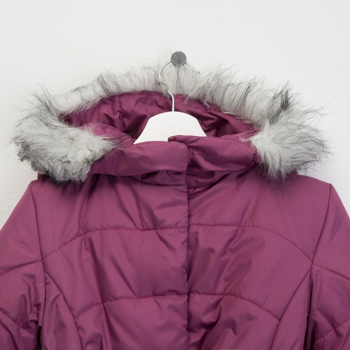 Пальто для девочки, рост 134 см, цвет розовый (арт. Д20-18_Д)