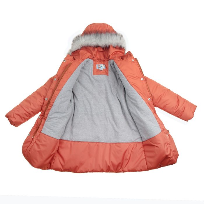 Пальто для девочки, рост 140 см, цвет терракот (арт. Д20-29_Д)