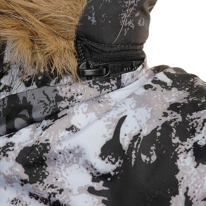 Куртка для мальчика, рост 128 см, принт, цвет черный (арт. М14-15_Д)