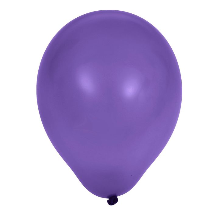 Шар латексный 18", пастель, набор 25 шт., цвет фиолетовый