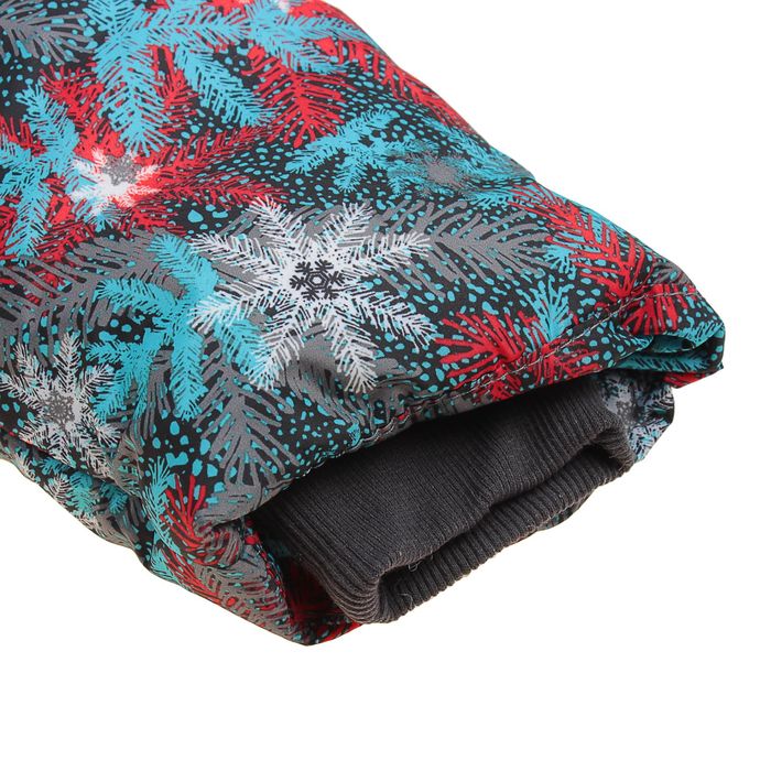 Пальто для девочки, рост 134 см, принт, цвет бирюзовый (арт. Д20-58_Д)