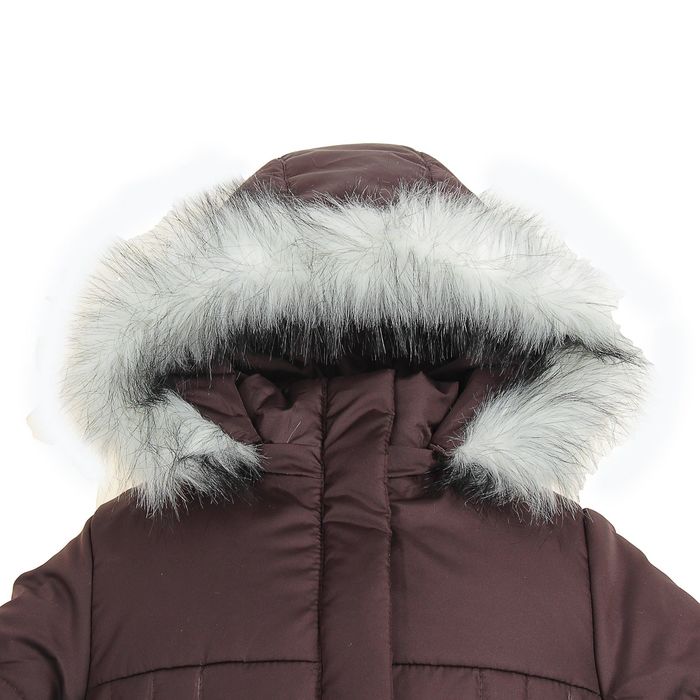 Пальто для девочки, рост 146 см, цвет шоколадный (арт. Д21- 6_Д)