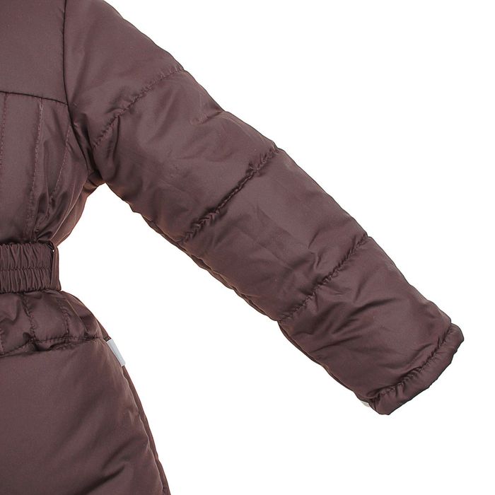 Пальто для девочки, рост 146 см, цвет шоколадный (арт. Д21- 6_Д)