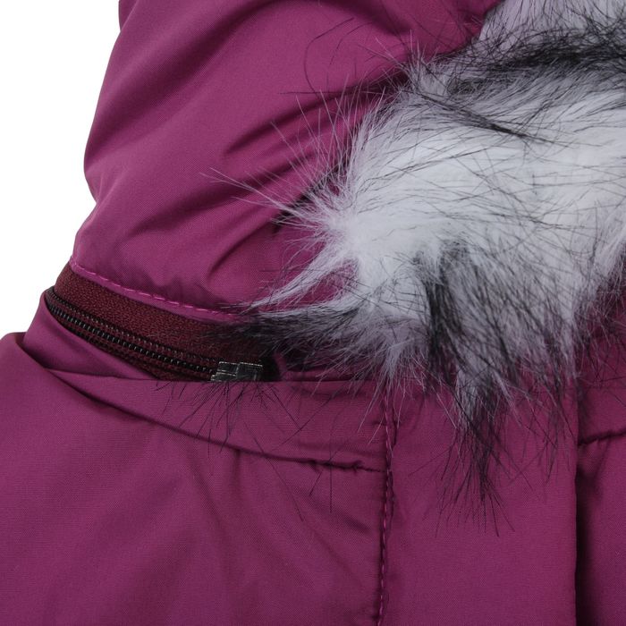 Пальто для девочки, рост 134 см, цвет фуксия (арт. Д21-28_Д)