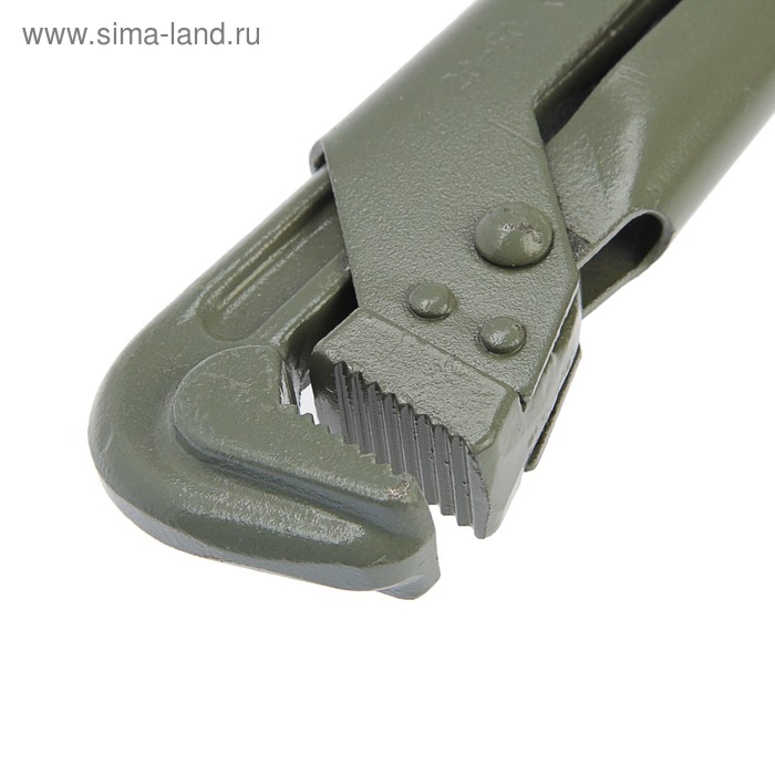 фото Ключ трубный "низ", рычажный, №2, раскрытие губ 20-50 мм, 90°, прямые губы