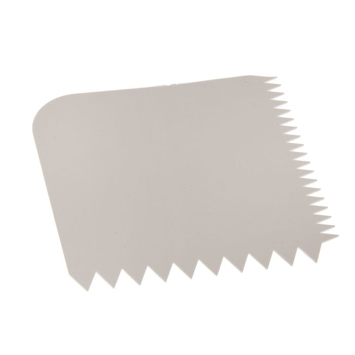 Шпатель кондитерский 10,5х10,5 см "Зубчики"