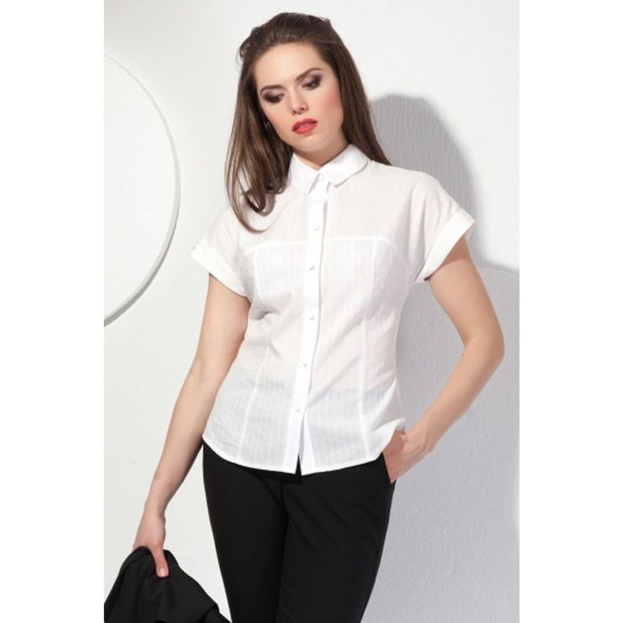 Блуза женская, размер 52, цвет молочный  Б-147