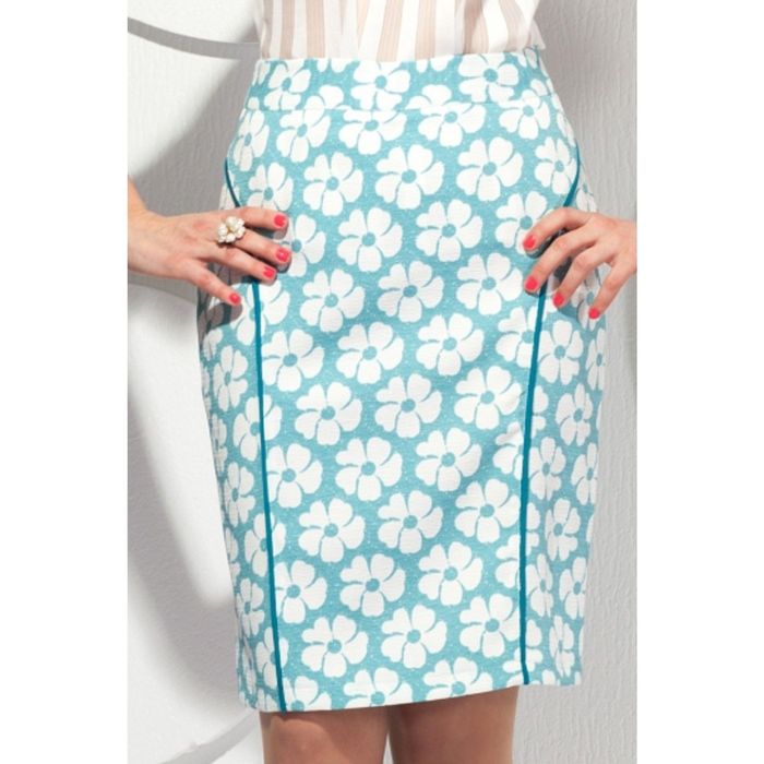 Юбка женская, размер 44, цвет бирюза Ю-161/2