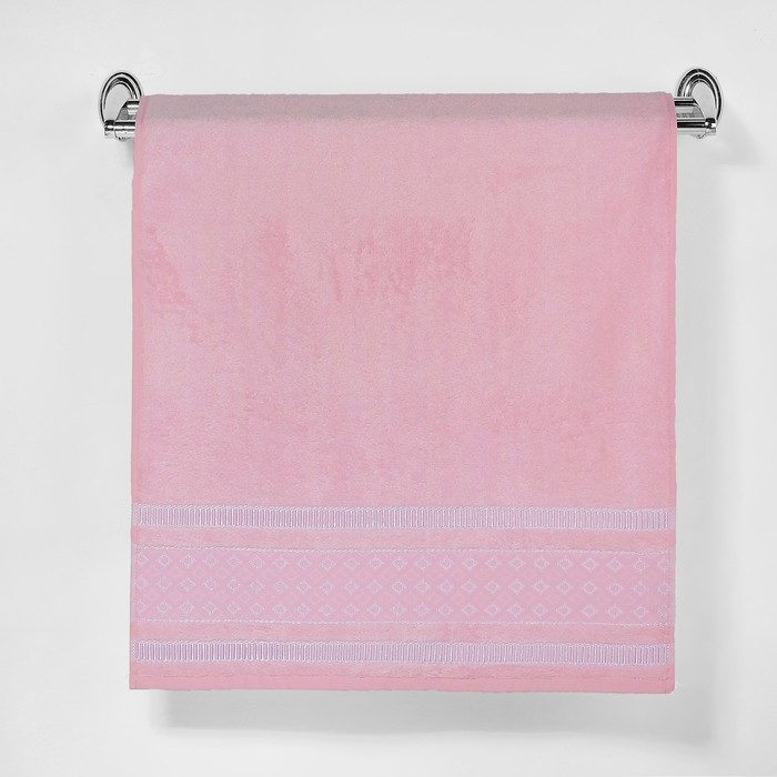 Полотенце махровое "Этель" Bambolina, нежно-розовый 50*90 см бамбук, 460 г/м2