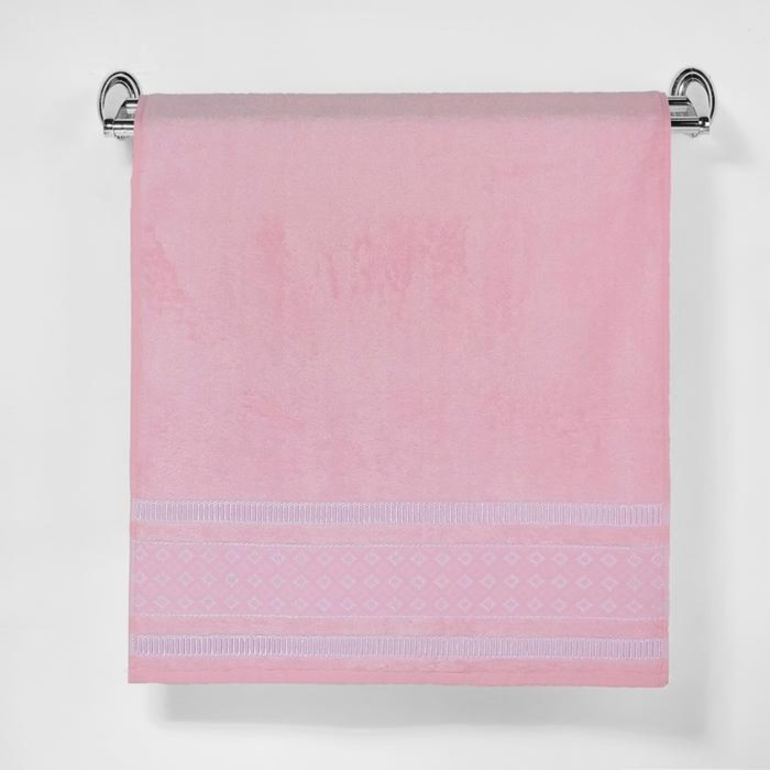 Полотенце махровое "Этель" Bambolina, нежно-розовый 70*140 см бамбук, 450 г/м2