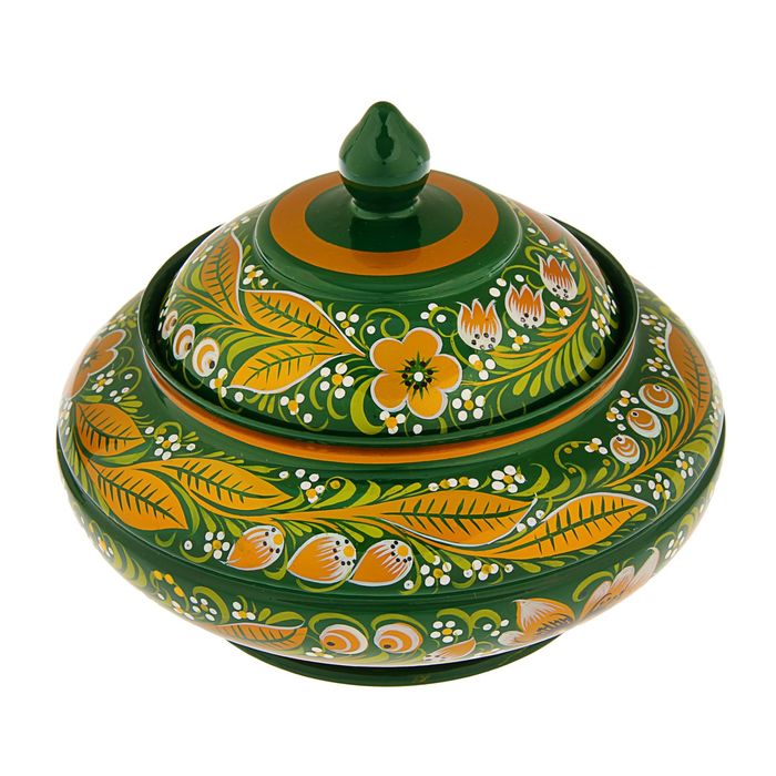 Сахарница «Хохлома», люкс, 13 х 17 см