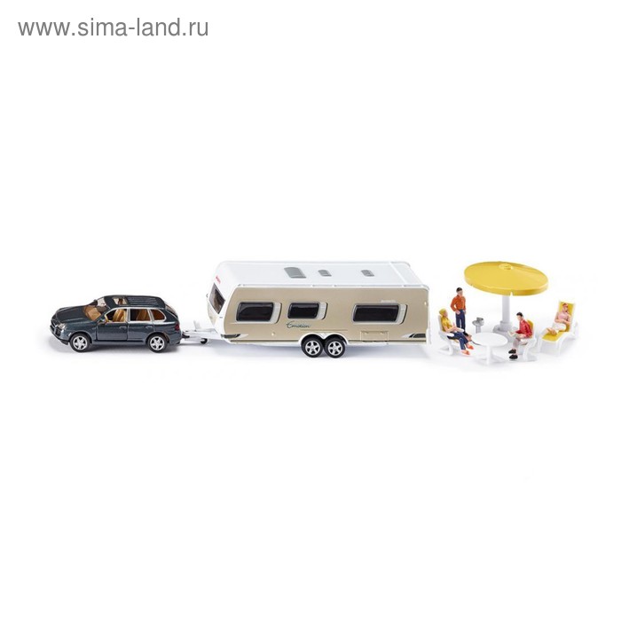Машина Siku с домом на колёсах и аксессуарами машина siku с домом на колёсах и аксессуарами