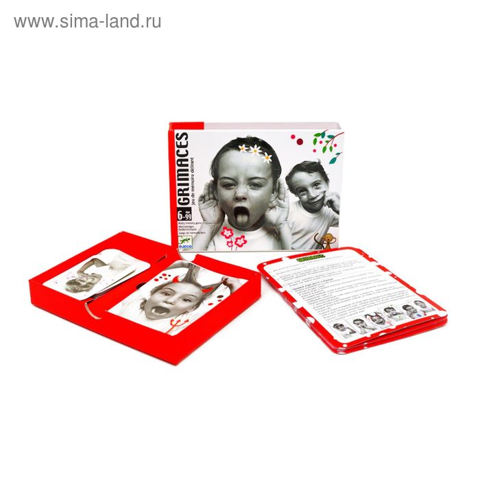 Детская настольная карточная игра «Гримасы» цена и фото