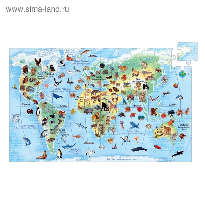 

Пазл «Животные мира»