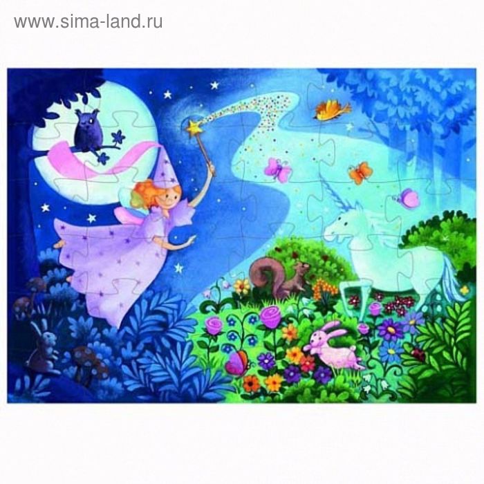 

Пазл «Фея и единорог»