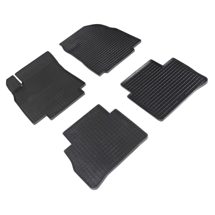 Коврики резиновые 'сетка' для Nissan TIIDA, 2007-2015 резиновые коврики сетка для infiniti qx50 ex35 2007 2015