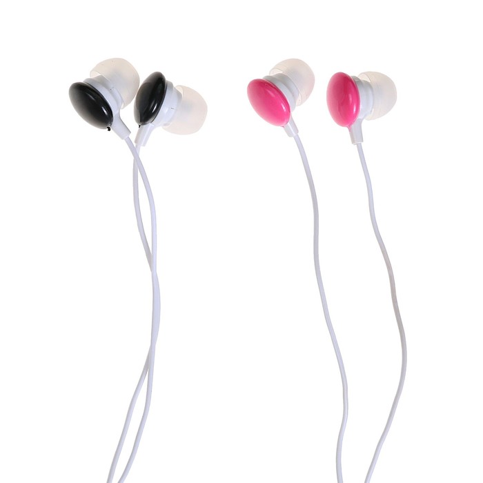 Наушники Luazon "Пуговка", вакуумные, МИКС