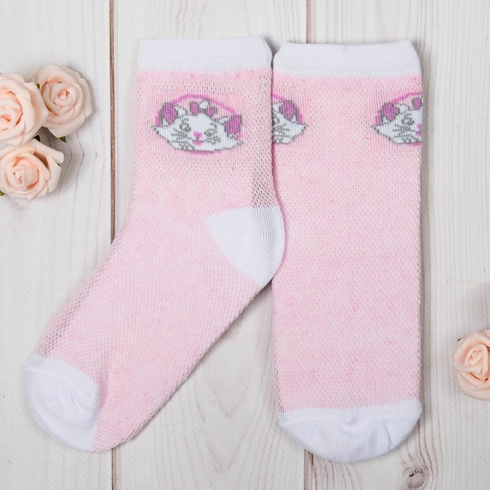 Носки детские Мари, Коты аристократы,16-18 см, 4-6 лет., 80% хл.,17% п/э, 3% эл.