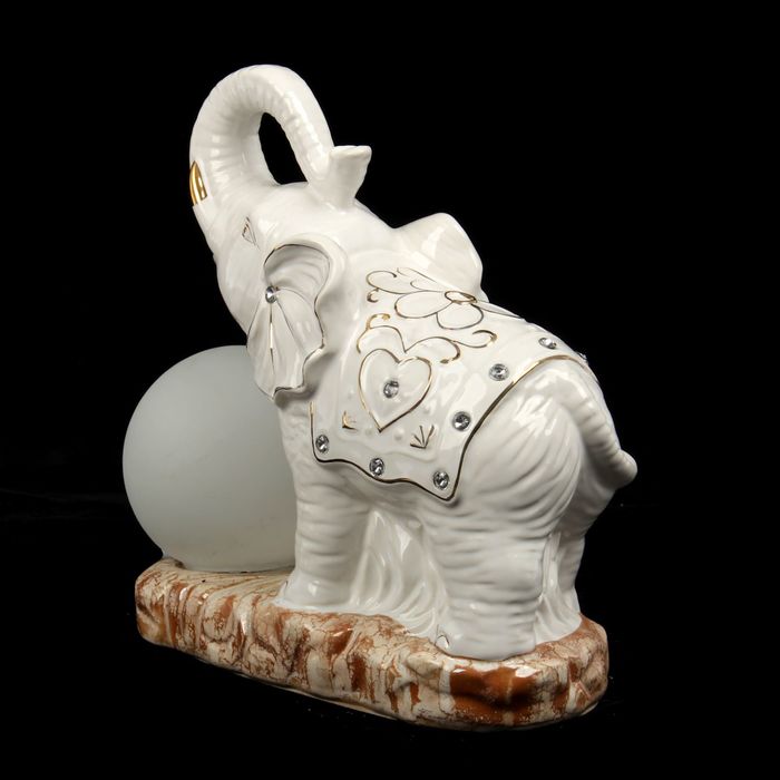 Светильник "Слон с золотой попоной"