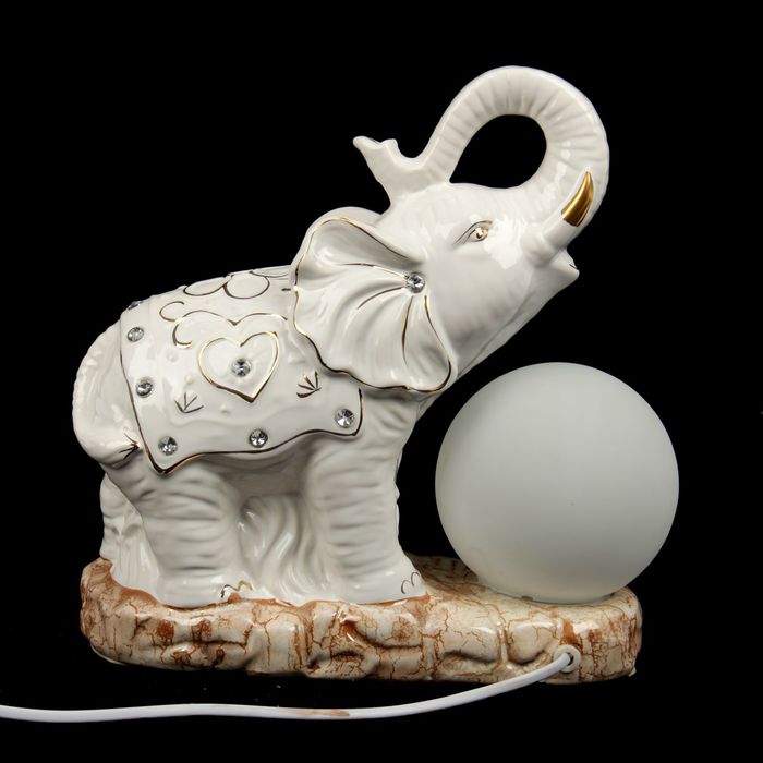 Светильник "Слон с золотой попоной"