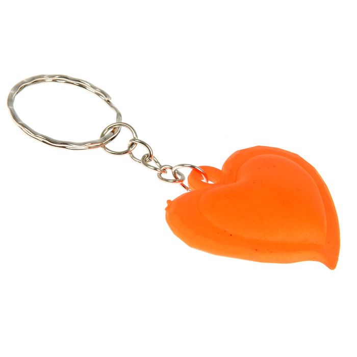 Брелок "Сердце матовое", МИКС