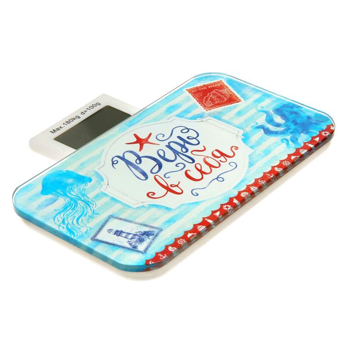 Весы напольные "Верь в себя", до 180 кг., 23 х 13 см