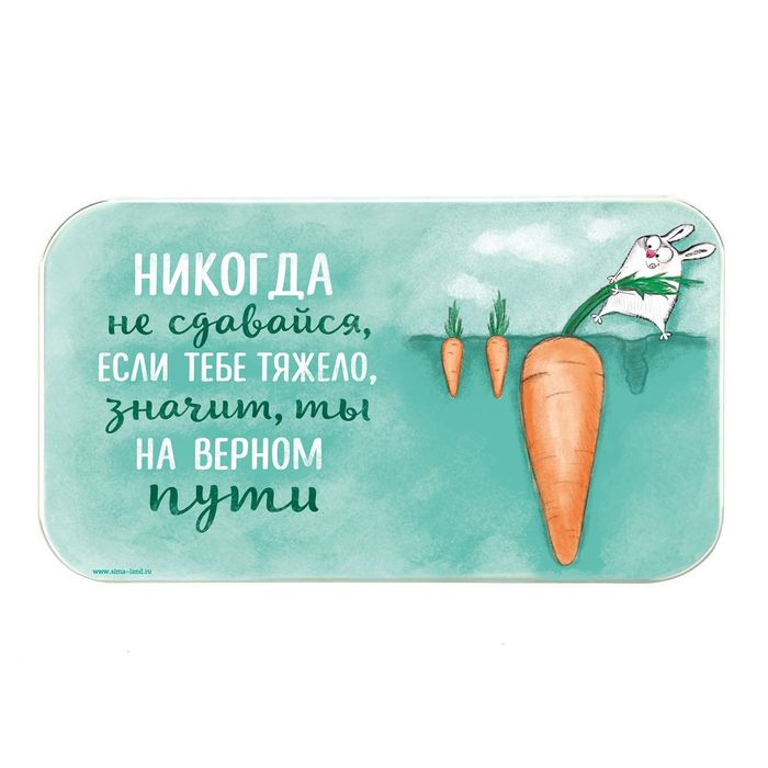 Весы напольные "Никогда не сдавайся", до 180 кг., 23 х 13 см