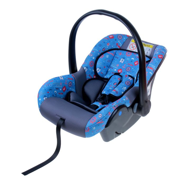 Автокресло Safe+, группа 0+, цвет синий «Любимый сыночек»
