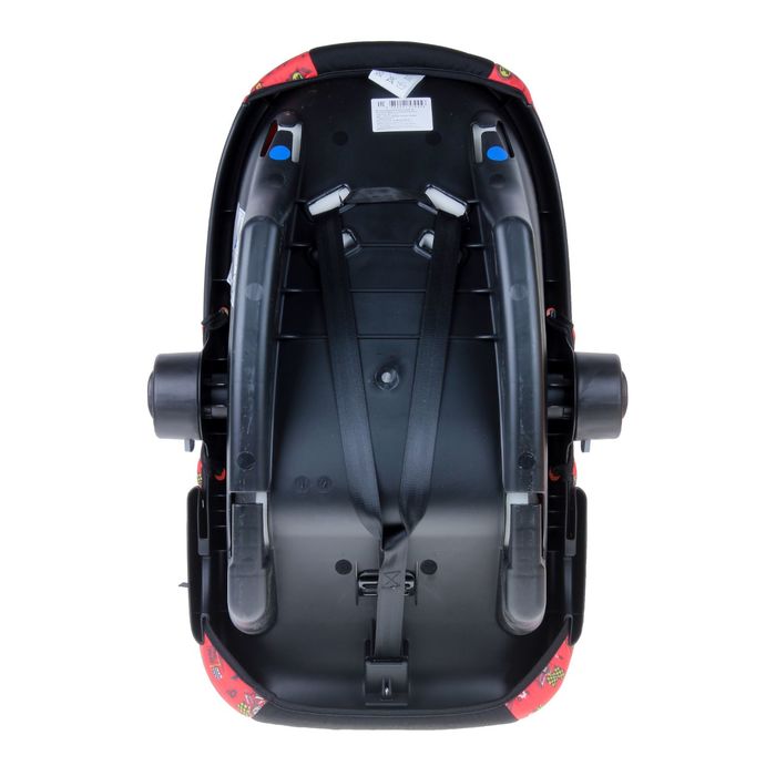 Автокресло Safe+, группа 0+, цвет красный/чёрный «Юный гонщик»