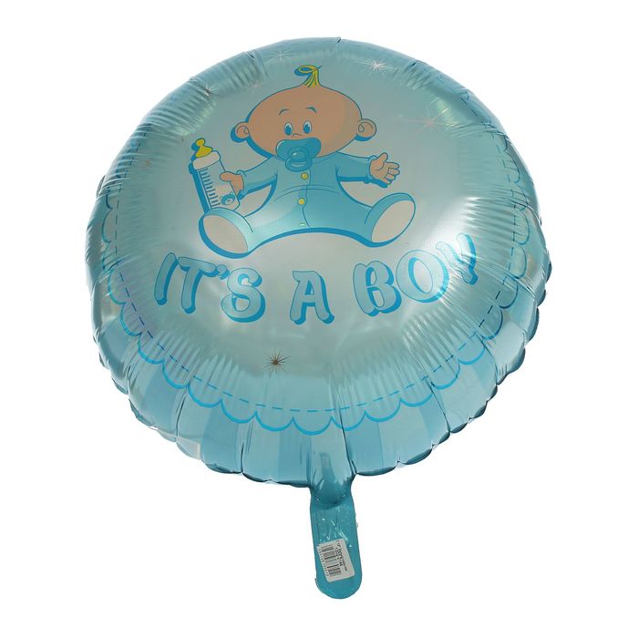Шар фольгированный 18" "Малыш-мальчик", круг