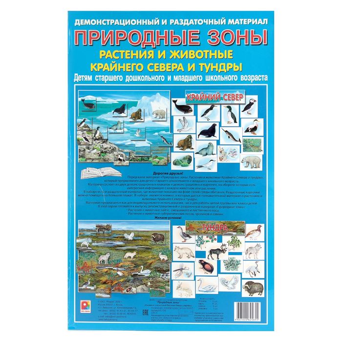 Демонстрационный материал "Природные зоны: Север"
