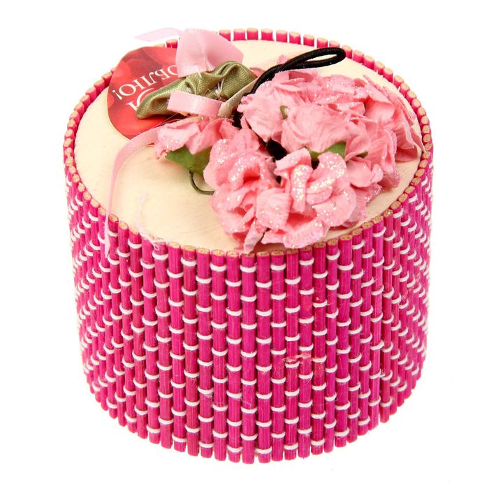 Шкатулка-соломка "Я тебя люблю!", 8 х 6 см