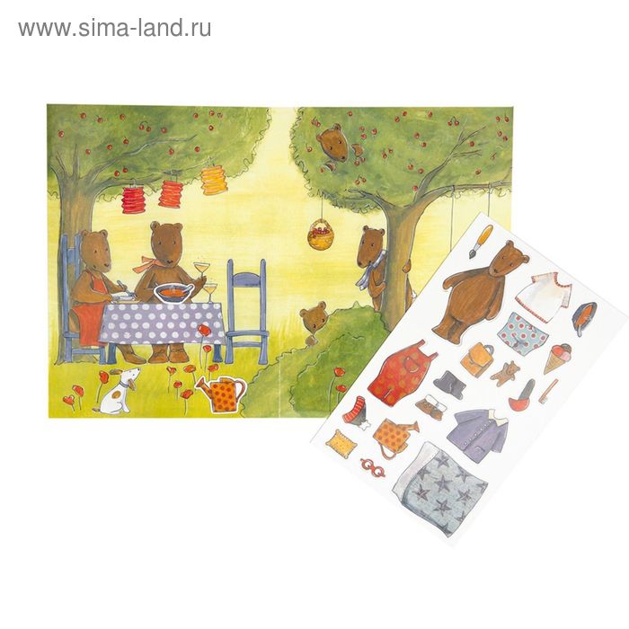 

Детская настольная магнитная игра "День медвежонка"