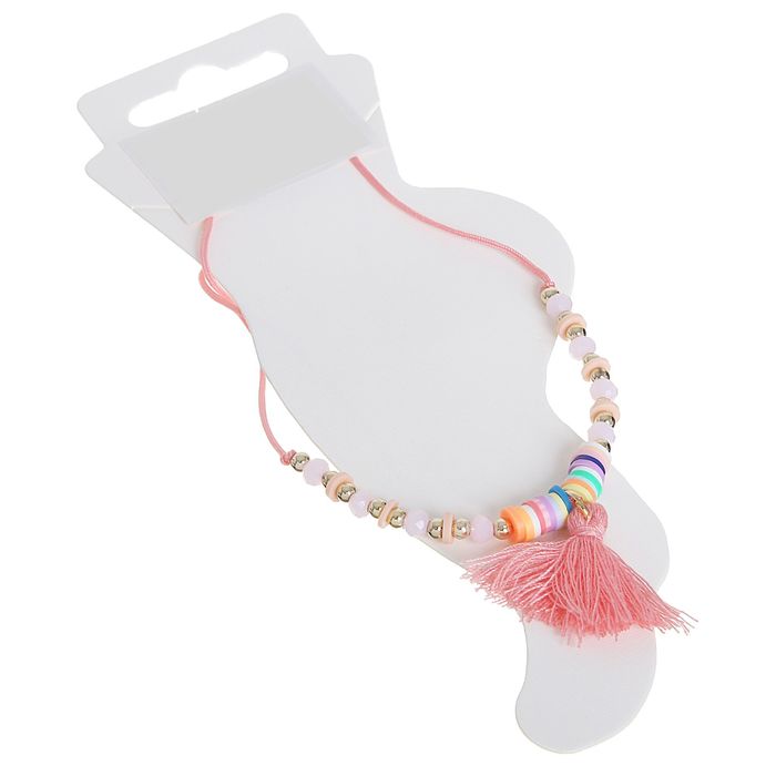 Браслет на ногу "Кисть", цветной